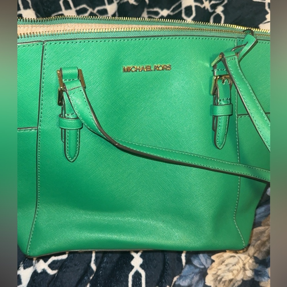 Money 💰 Green Michael Kors Bag